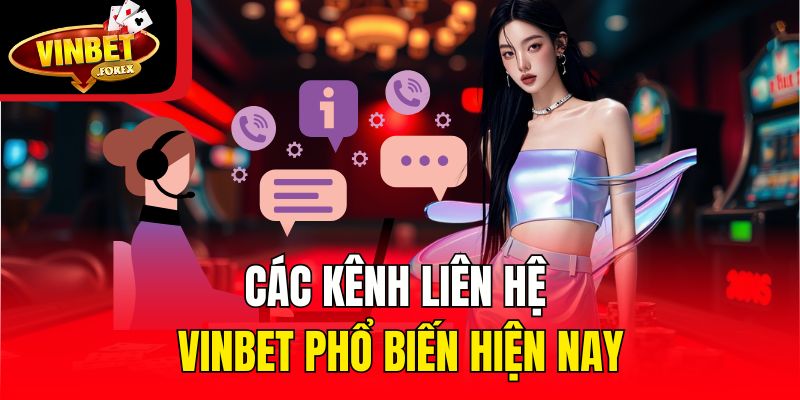Các kênh liên hệ Vinbet phổ biến hiện nay